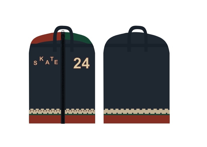 Customized Hockey Garment Bags / Custom Jersey Bags